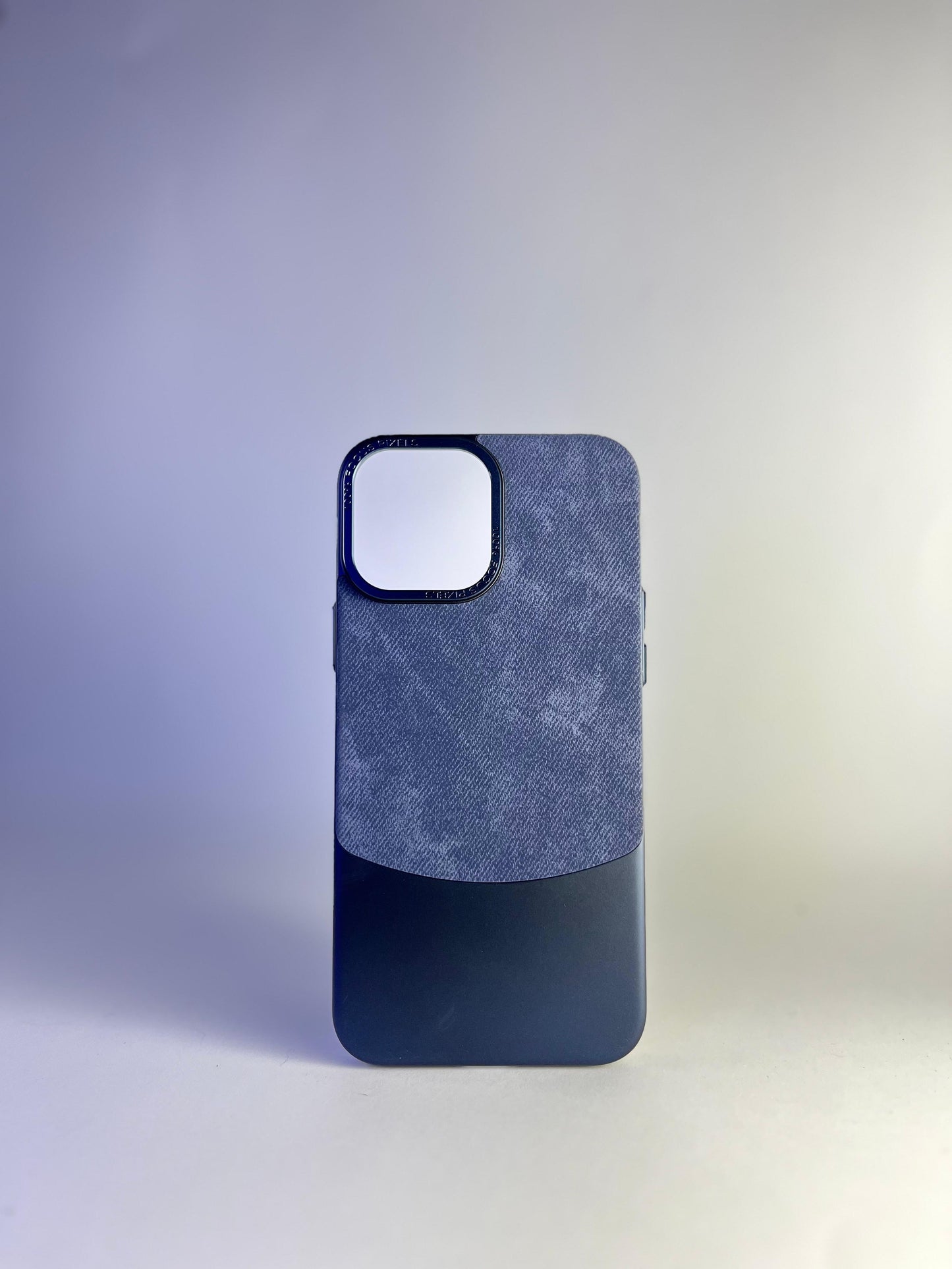 Blue Fabric Material Fit Slim IPhone Case
