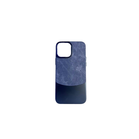 Blue Fabric Material Fit Slim IPhone Case