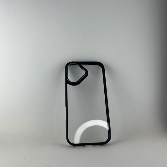 Transparent Black Border Case For iPhone