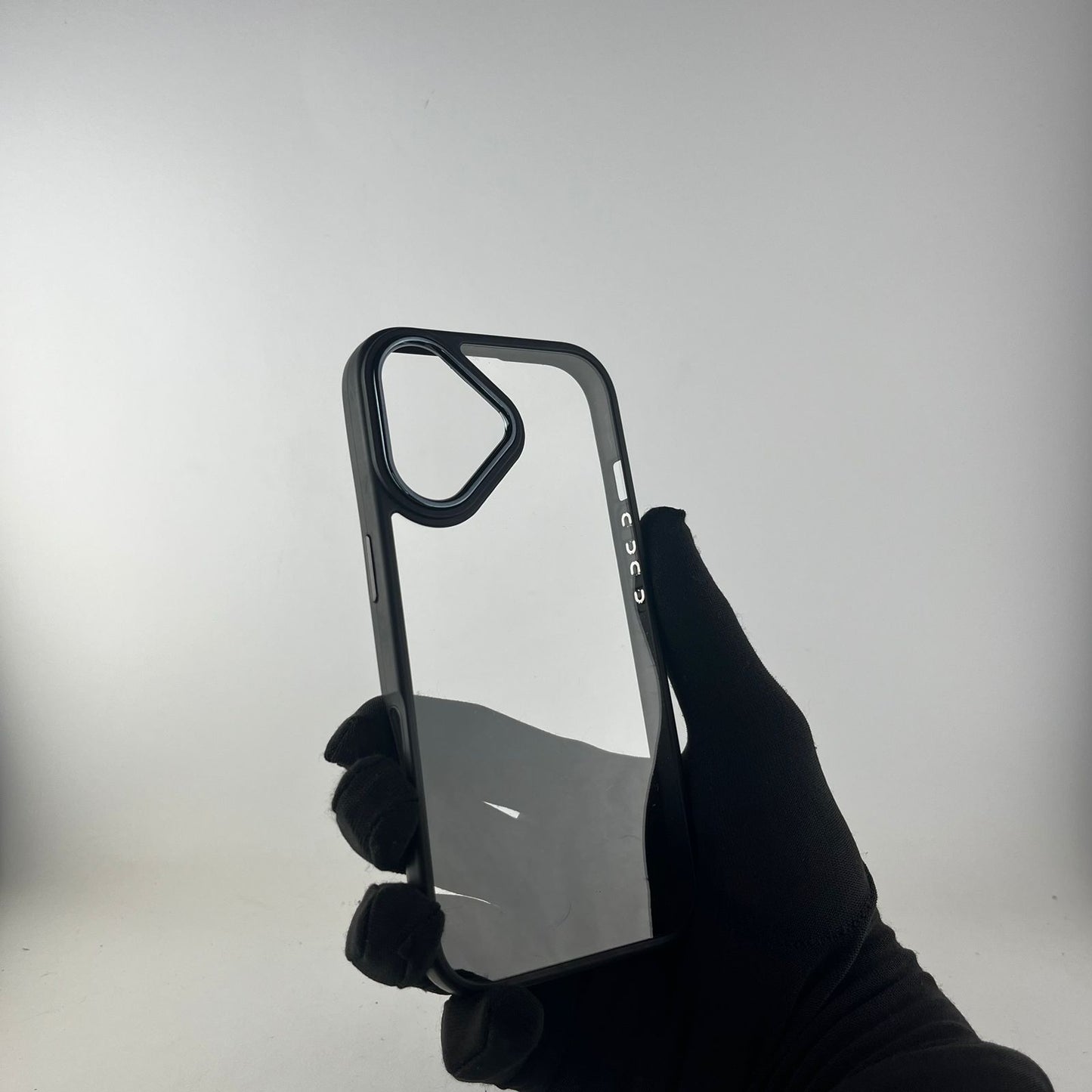 Transparent Black Border Case For iPhone