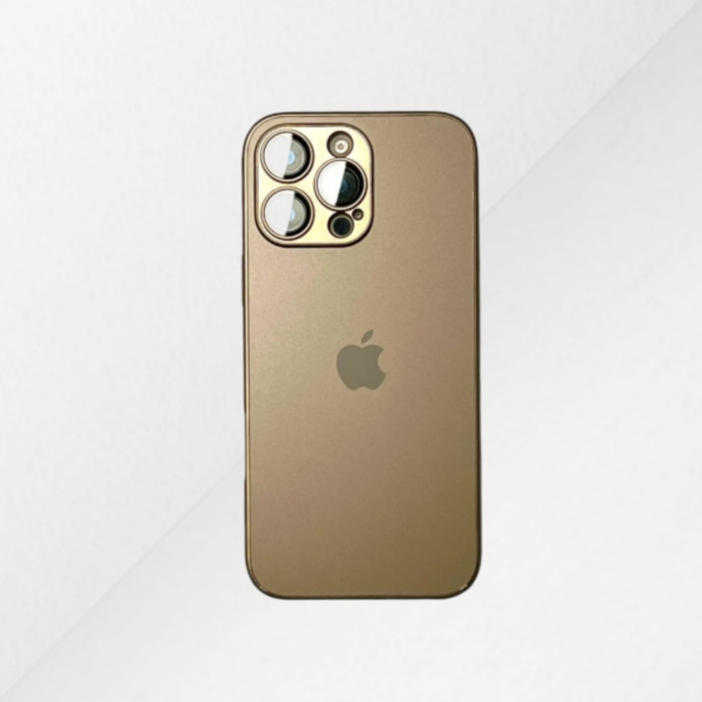 Desert Titanium AG glass case for iPhone