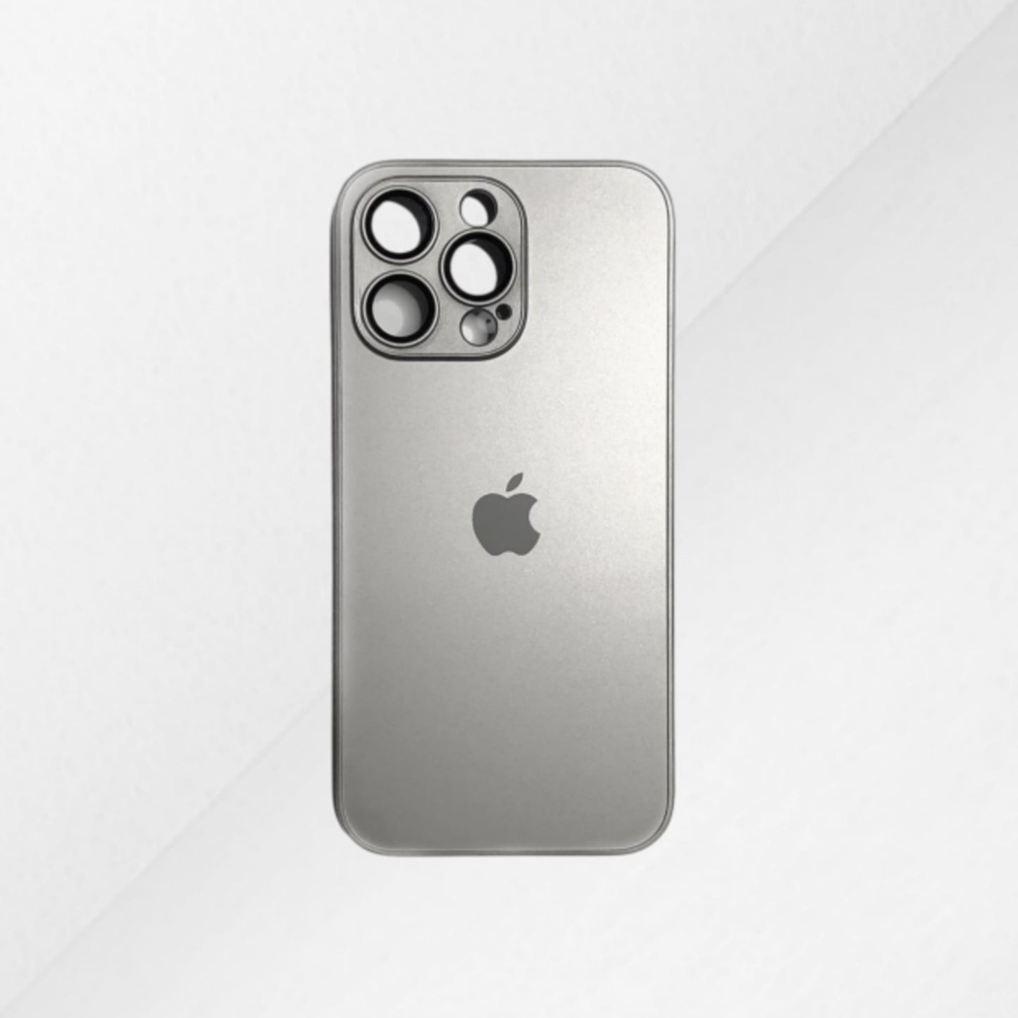 Natural Titanium AG glass screen protector for iPhone