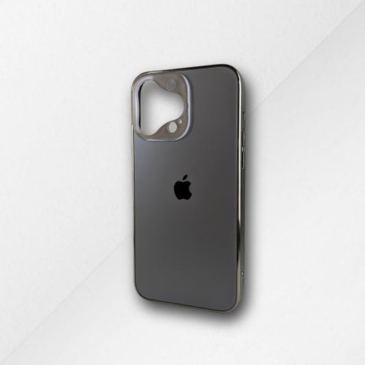 natural titanium iphone case with acrylic glass lens protector durable and stylish phone cover