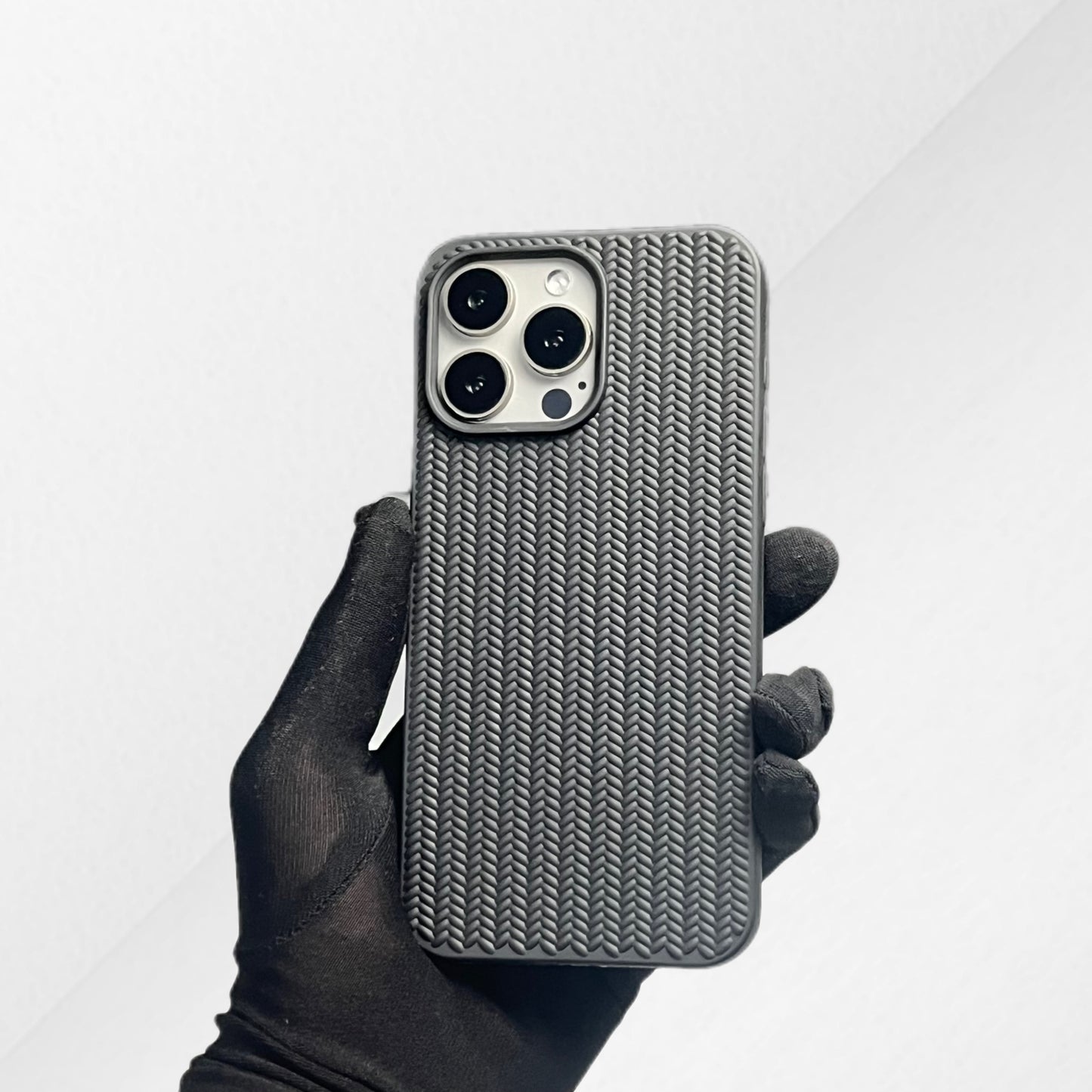 spigen knitted black iphone case with stylish and protective design