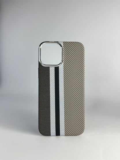Straight Lines Carbon Fiber Premium IPhone Case